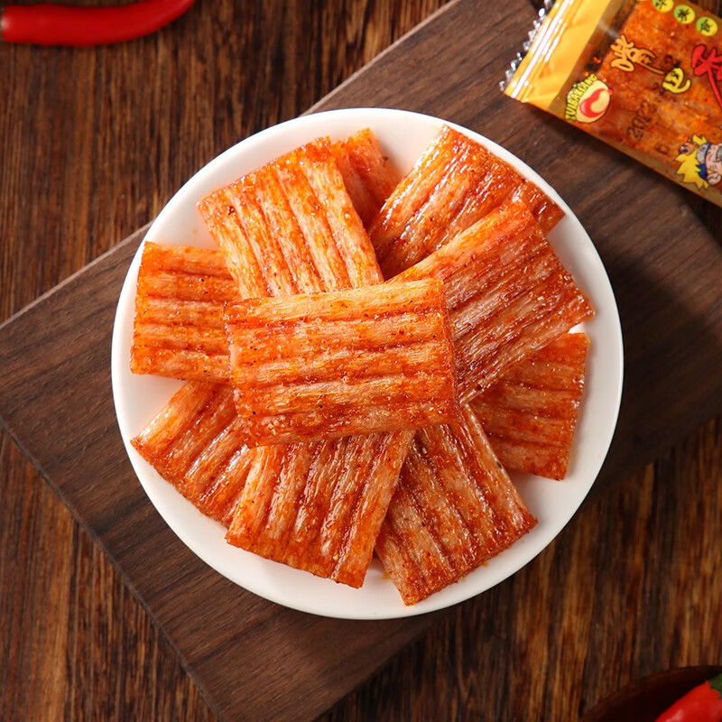 fanace 嘴巴香嘴片辣条面筋辣棒大刀肉8090后小时候的食单包 商品
