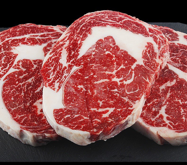 万岛国 m5国产原切龙江和牛1000g 厚切雪花眼肉牛排 肉眼1000g 国产a2