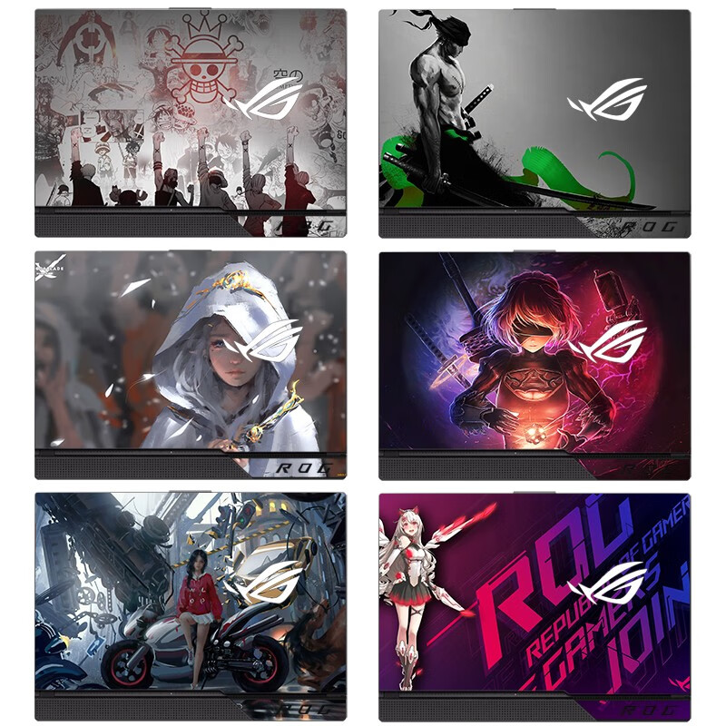 么航rog枪神6 plus电脑贴纸魔霸6 plus外壳膜5r plus笔记本炫彩保护