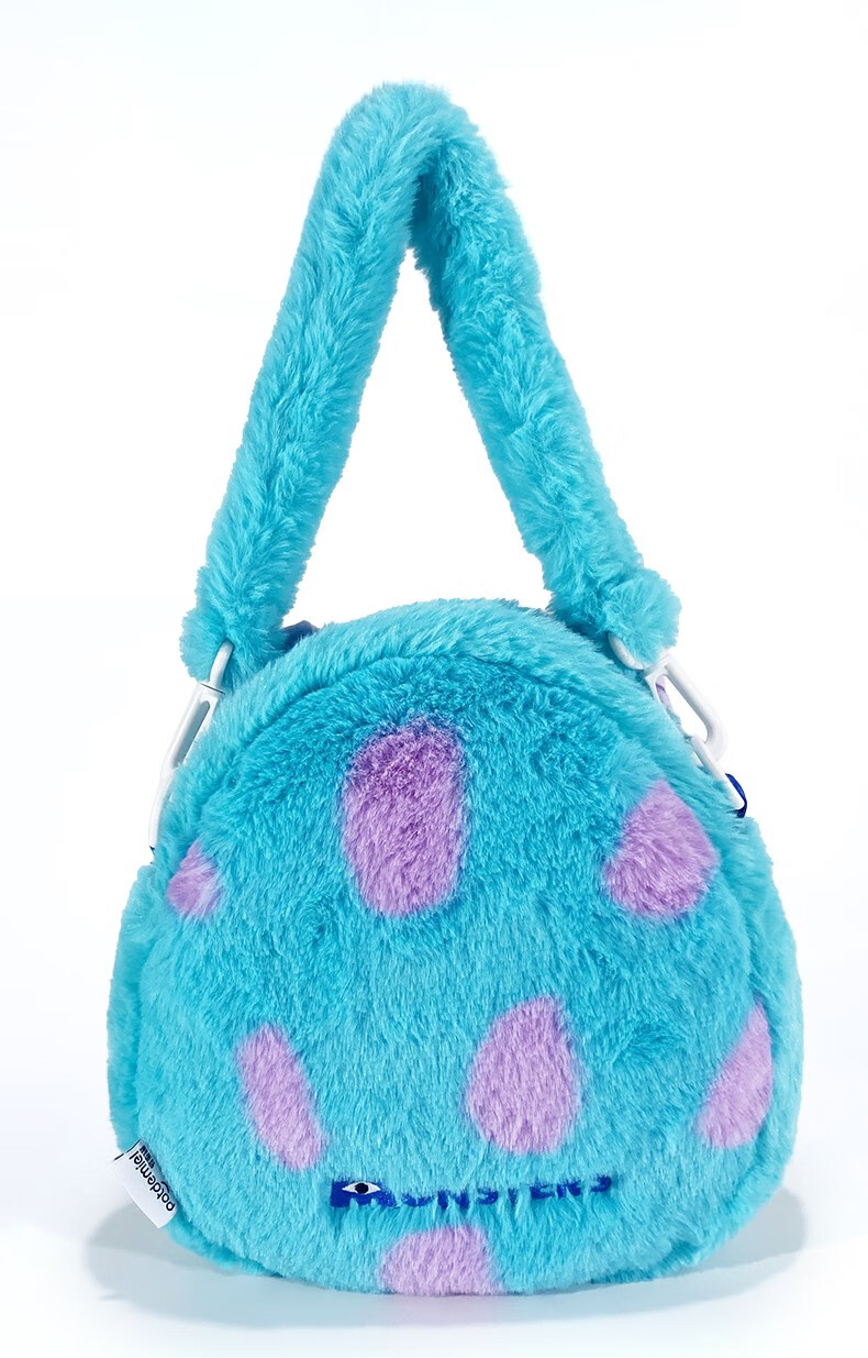 迪士尼苏利文公仔毛绒手提包怪兽大学毛怪单肩包大容量斜跨包女卡通