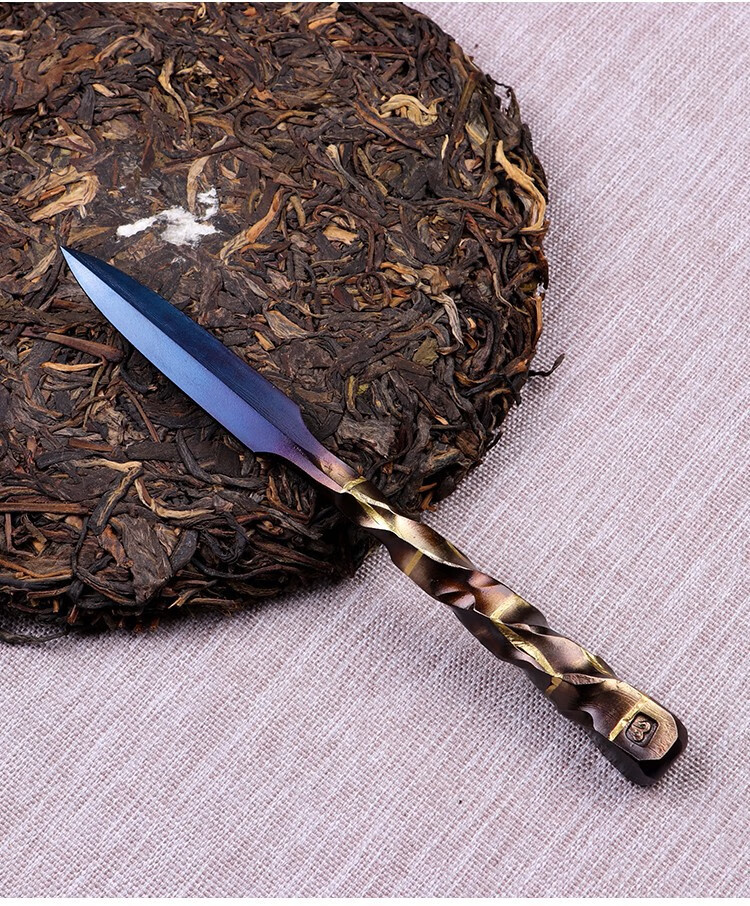 touchmiss茶刀龙泉手工茶刀普洱茶饼中式撬茶刀茶具配件