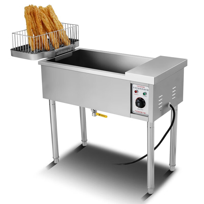 炸油条机商用立式单缸大容量电炸锅炸炉麻球自动恒温炸油条专用锅 12