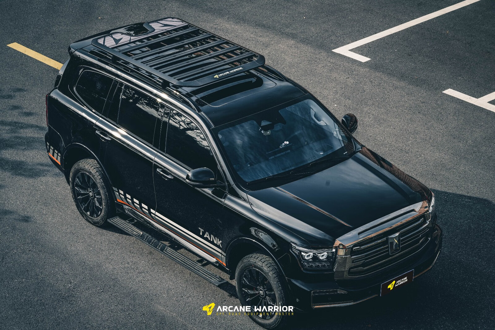 500行李架车顶平台多功能拓展专用越野无损改装坦克500aw车顶行李架