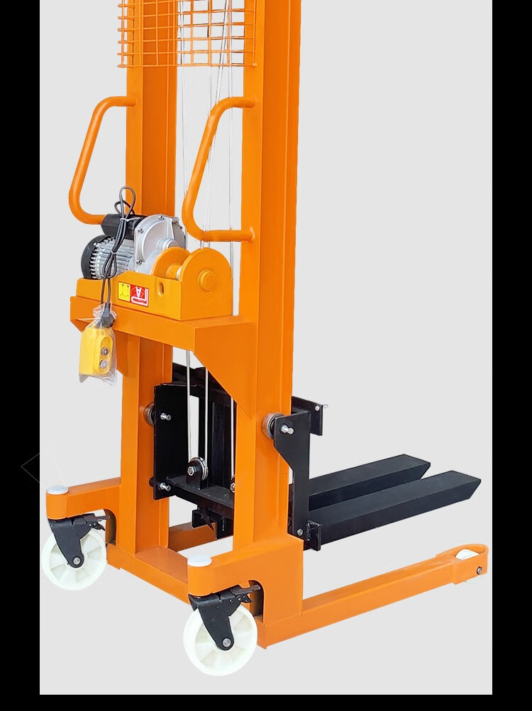 电动叉车手动液压起重升降车1吨2吨全半电动搬运装卸堆高车搬运车电动