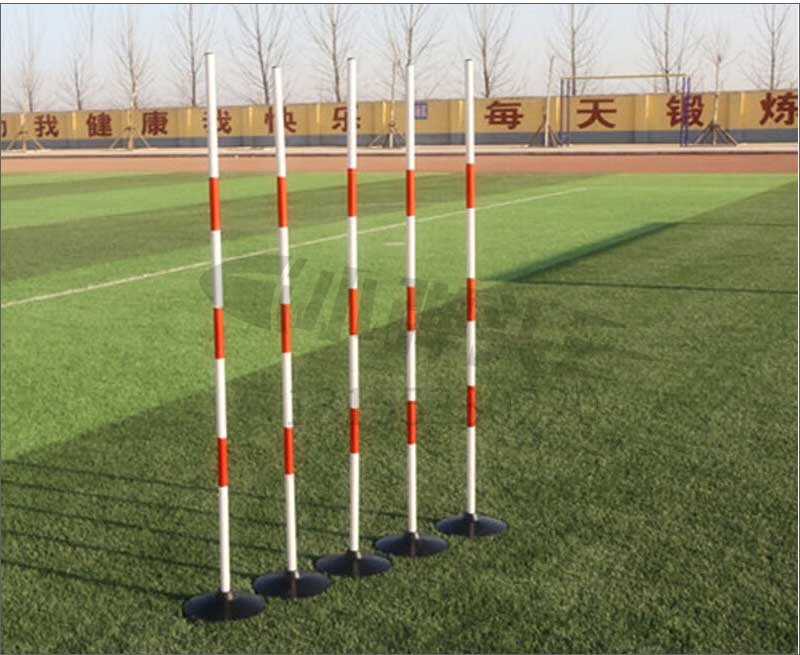 蛇形跑标杆 绕杆跑 足球训练标志杆 汽车训练绕杆学校达标标志杆障碍
