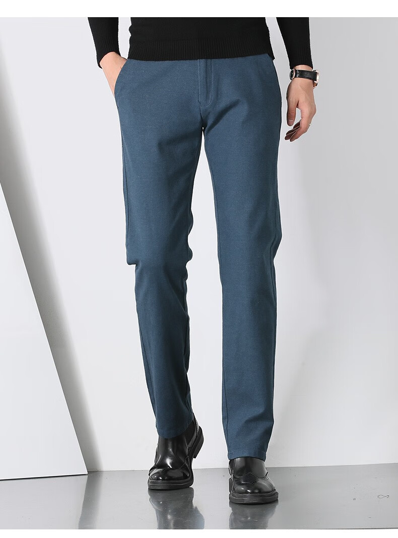 步云 西裤男商务休闲裤子男修身正装裤职场工装裤男休闲西裤免烫休闲