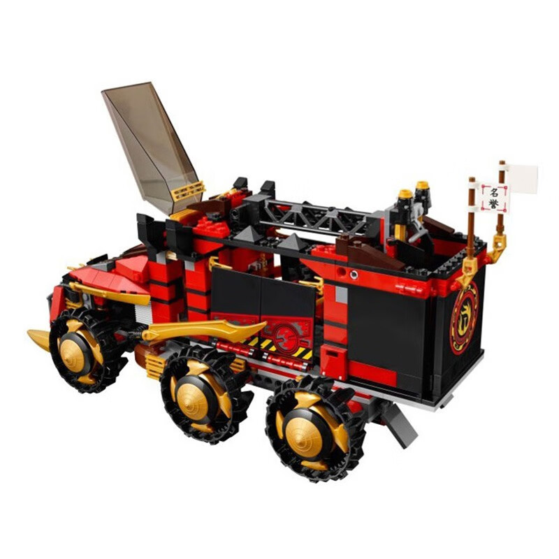 兼容乐高幻影忍者移动指挥所汽车拼装积木男孩玩具礼物克雷战车 电极