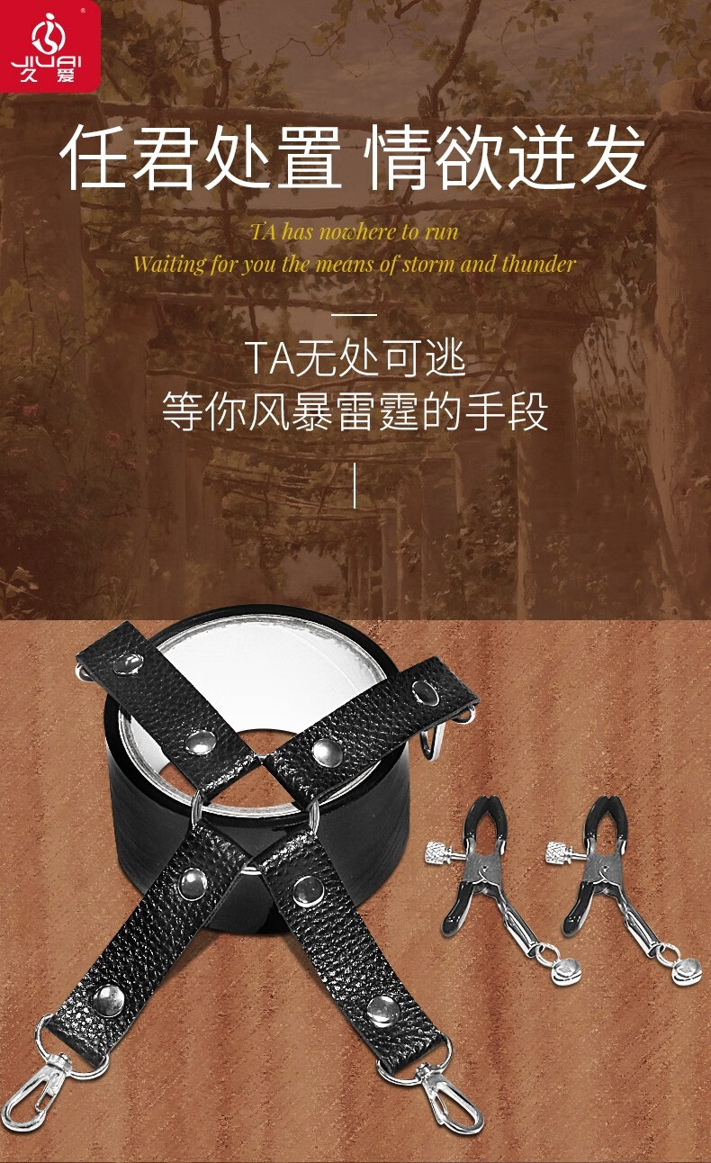 久爱另类sm玩具捆绑调教情趣用品手铐口塞女用束缚项圈链子穿戴套装