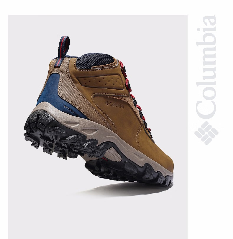 秋冬款columbia哥伦比亚男鞋户外牛皮徒步登山鞋bm3970038841