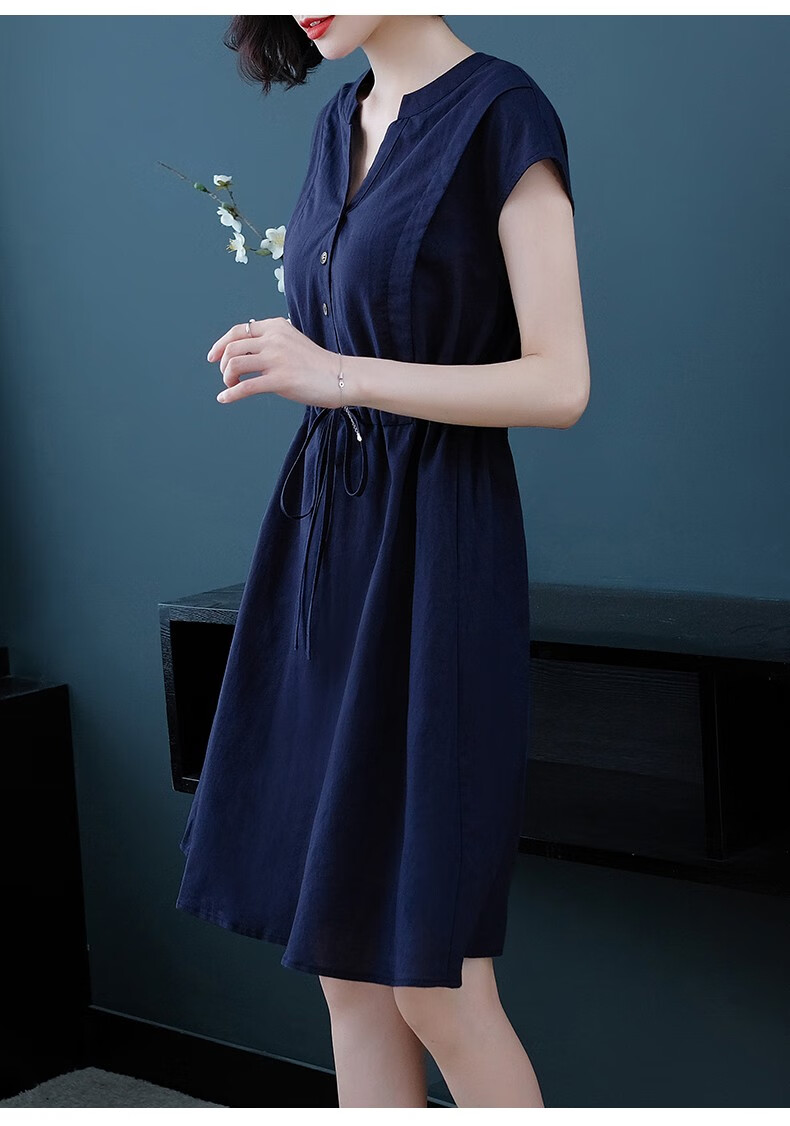 yaya鸭鸭服饰连衣裙2020夏装新款大码女装女士气质显瘦洋气气质裙子女