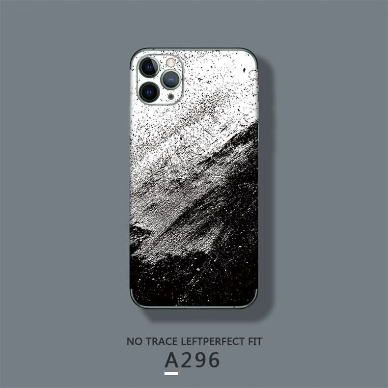 膜11promax背膜背贴iphone78plus彩膜包边xr后背贴纸a294留言手机型号