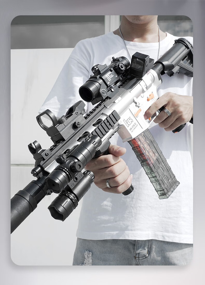 电动连发软弹枪m416玩具枪手自一体子弹小男孩手小枪机关儿童英族拾光