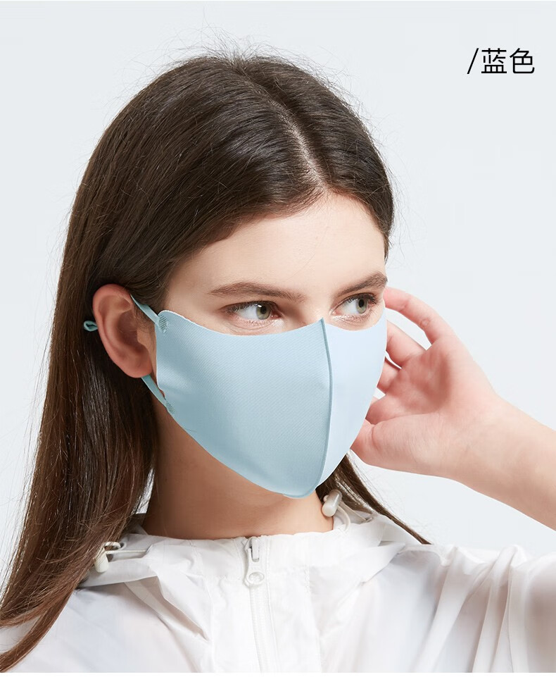 北极绒冰丝口罩夏季防尘透气面罩网红韩版出游防晒防护可水洗防护口鼻