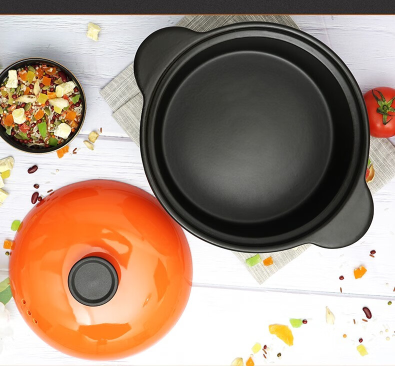 荣事达royalstar砂锅炖锅养生陶锅家用燃气陶瓷煲汤大容量阖家欢乐干