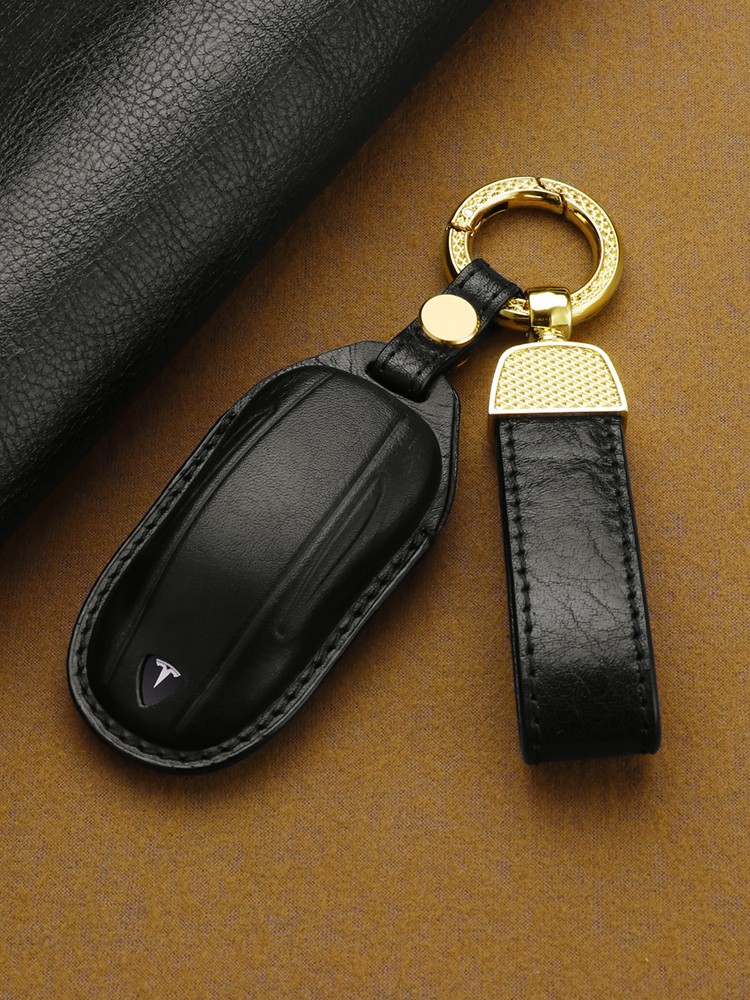 适用特斯拉钥匙套model3卡套modelxmodelymodels车用真皮钥匙包卡片式