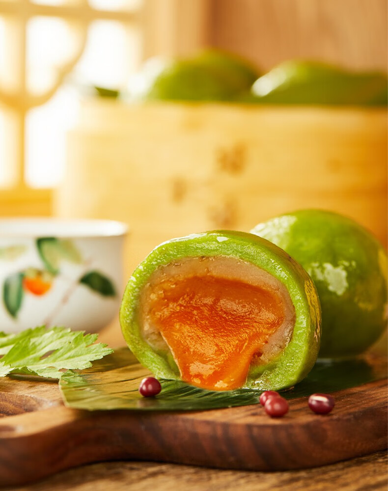 沈大成奶黄芋泥流心青团糯米糕团网红青团传统手工糕点点心清明节礼盒