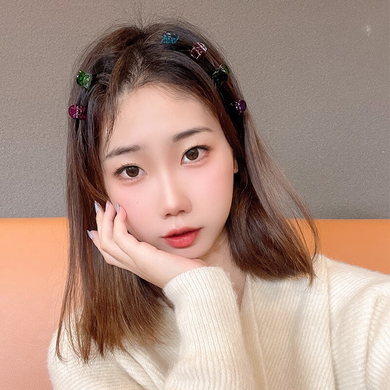 伊洛芙学生小发夹侧边编发发卡夹头发小夹子女头饰碎发刘海夹发饰迷你