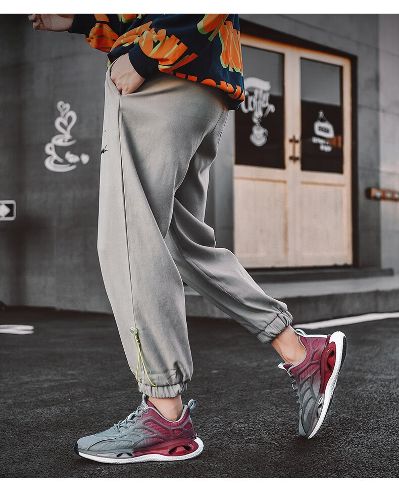 天伦天运动鞋男鞋夏季户外新品透气跑步鞋缓震男子轻便休闲鞋官方旗舰