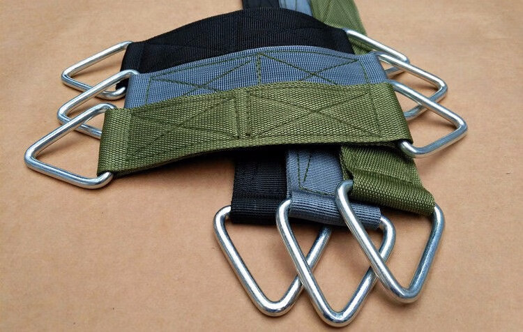 单杠挂带挂钩吊秋千悬挂沙袋多功能吊环牢固性拳击沙袋配件军绿色30