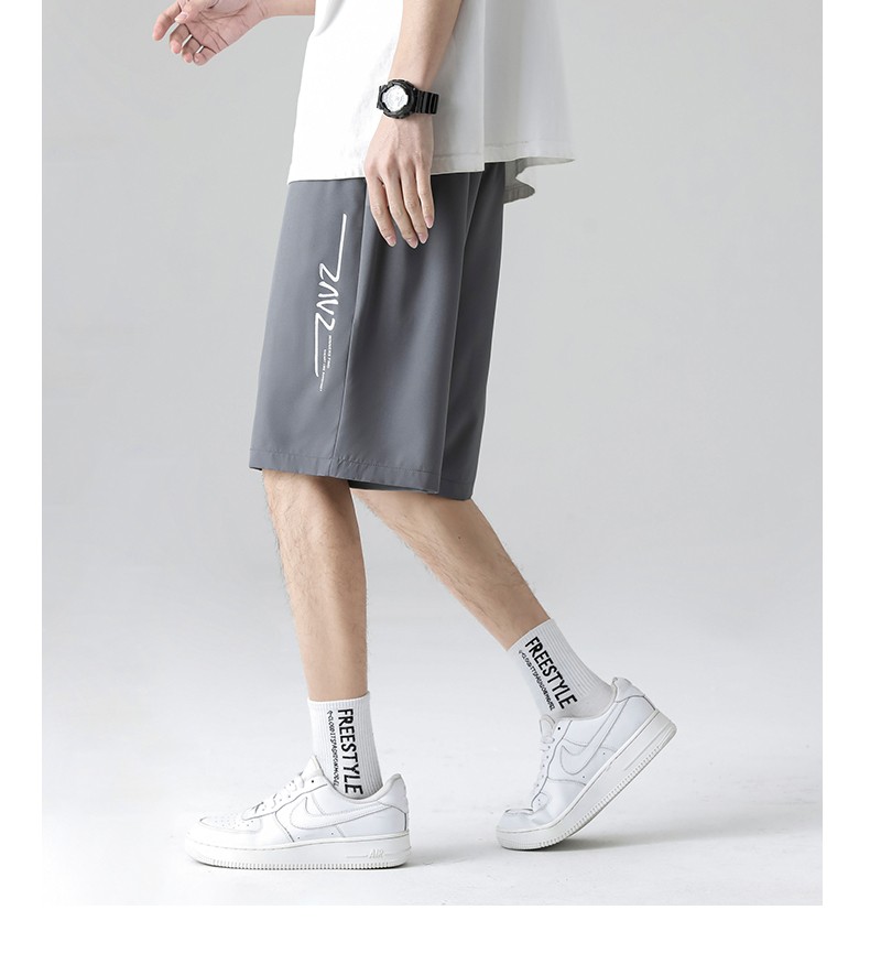 century boy冰丝短裤男生夏季大码薄款速干透气吸汗运动休闲五分裤子