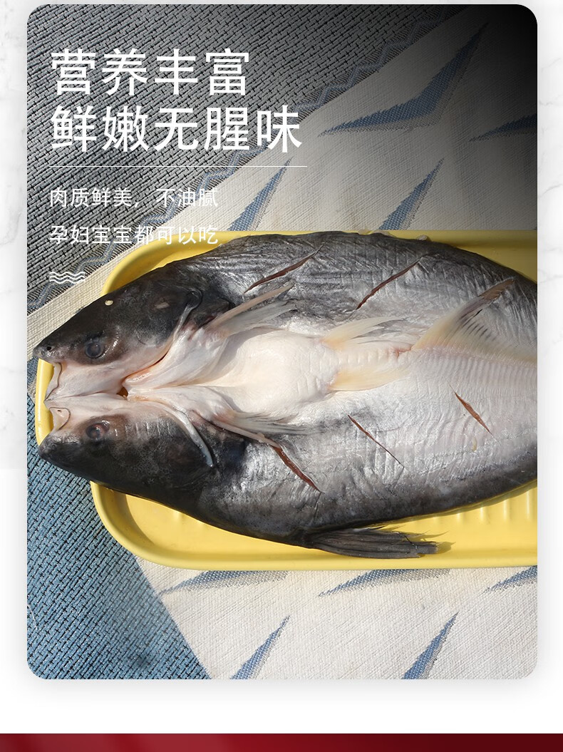 猫扑鱼开背巴沙鱼新鲜冷冻湄公鱼鲜活龙利鱼烤鱼纸包鱼巴沙鱼3条13斤