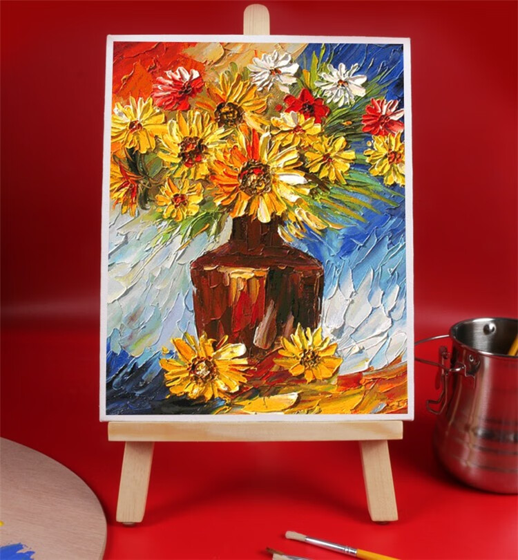 画框油画布框手绘布面空白油画板初学者练习材料成品油画颜料布框丙烯