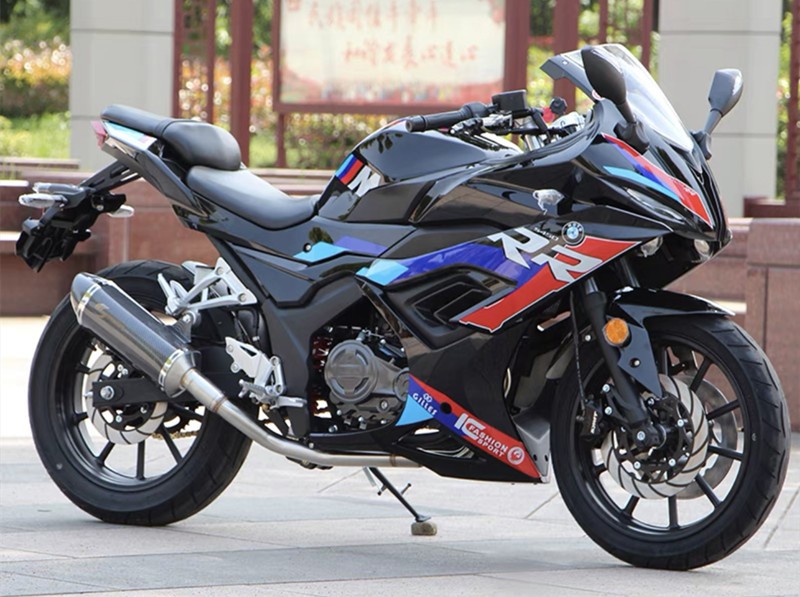 豪剑机车国四电喷魔影s450摩托车跑车重型防赛机车400cc双缸水冷可