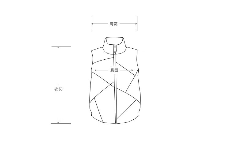 哥弟女装立领白鸭绒羽绒服女马甲休闲厚外套a400475 黑 s(2码)