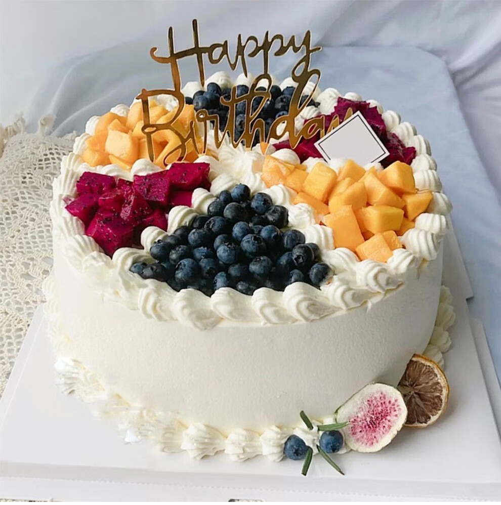 冠皇派新鲜水果蛋糕小清新ins风生日礼物送闺蜜爱人父母全国预定同城