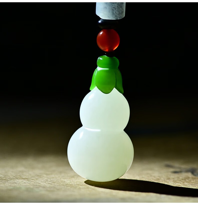 520礼物景曦和田玉葫芦吊坠玉器白玉福禄挂件男女项链玉石小款