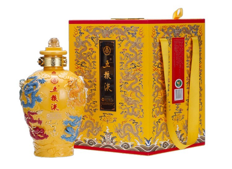 五粮液股份出品高度白酒送礼酒水礼盒装收藏52度浓香型白酒富贵满堂25