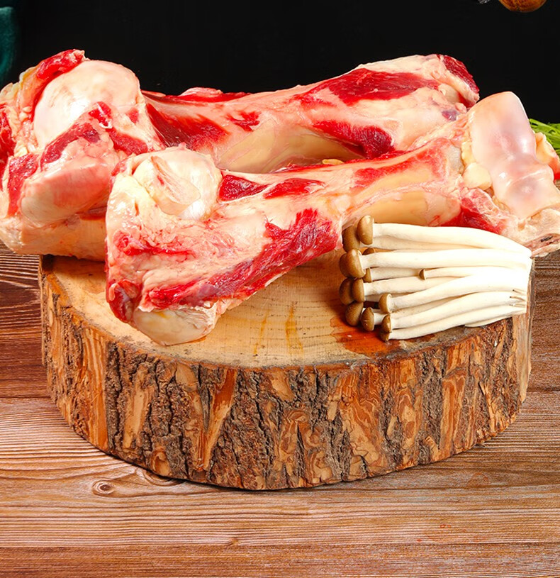 肉福记牛棒骨2500g新鲜牛肉生鲜牛大骨头切块进口牛筒骨牛腿骨熬炖汤