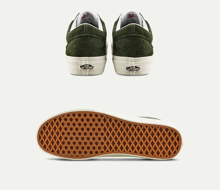 vans范斯官方 vans汽水牛油果绿男鞋女鞋old skool低帮板鞋 绿色2 35
