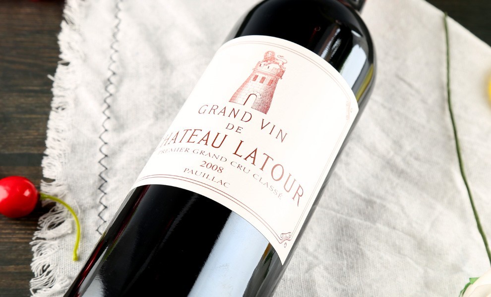 法国名庄1855一级庄拉图城堡酒庄干红葡萄酒2008年750ml正牌js95分