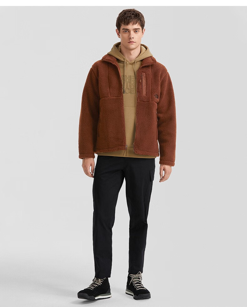 thenorthface北面抓绒上衣户外舒适保暖男外套7qt1 ek2绿色 s【图片