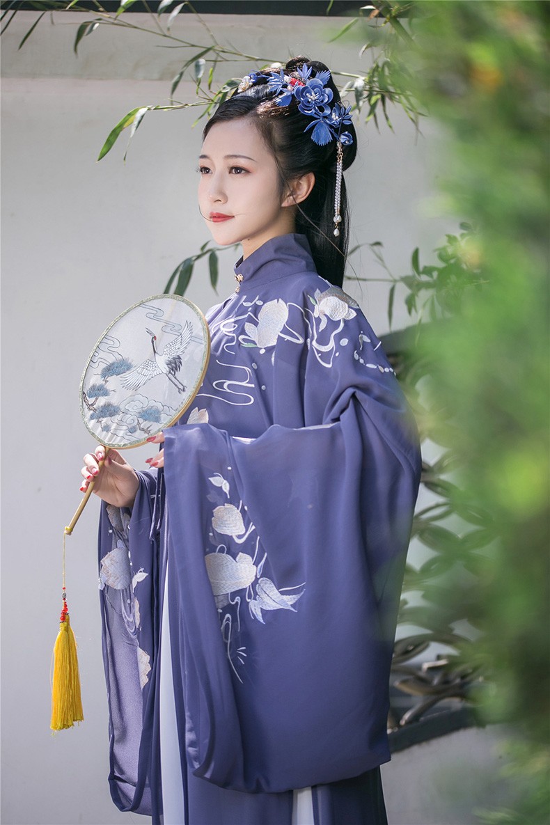 忆东方原创玉堂春明制汉服女学生超仙气2021春夏季新品中国风古装立领