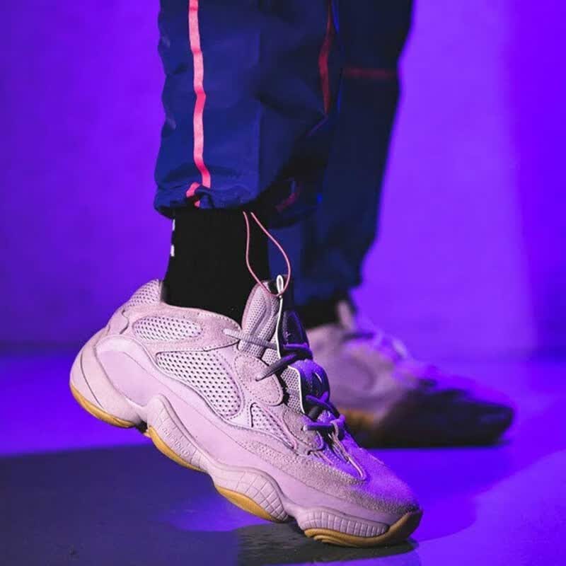 阿迪达斯adidas yeezy boost 500 侃爷椰子500海盐骨白老爹鞋男女跑步