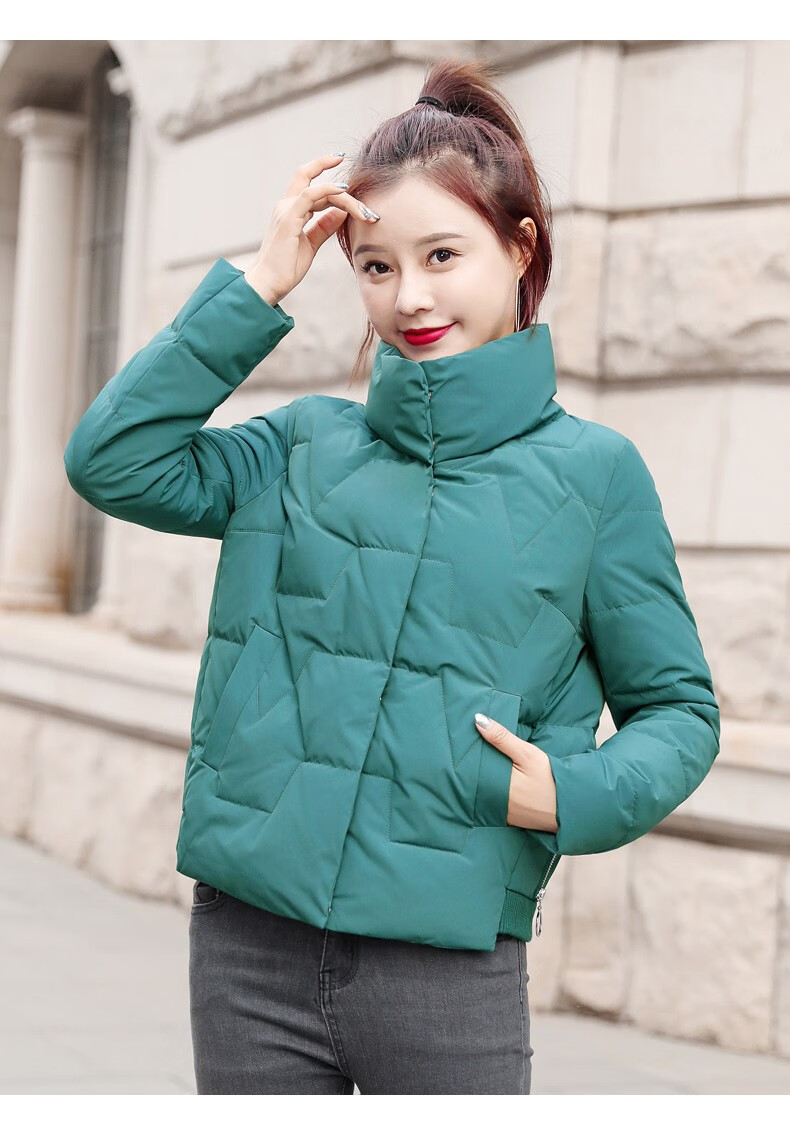 艾柏尼 棉衣女新品短款2020冬装宽松休闲大码女装棉袄小个子加厚女士