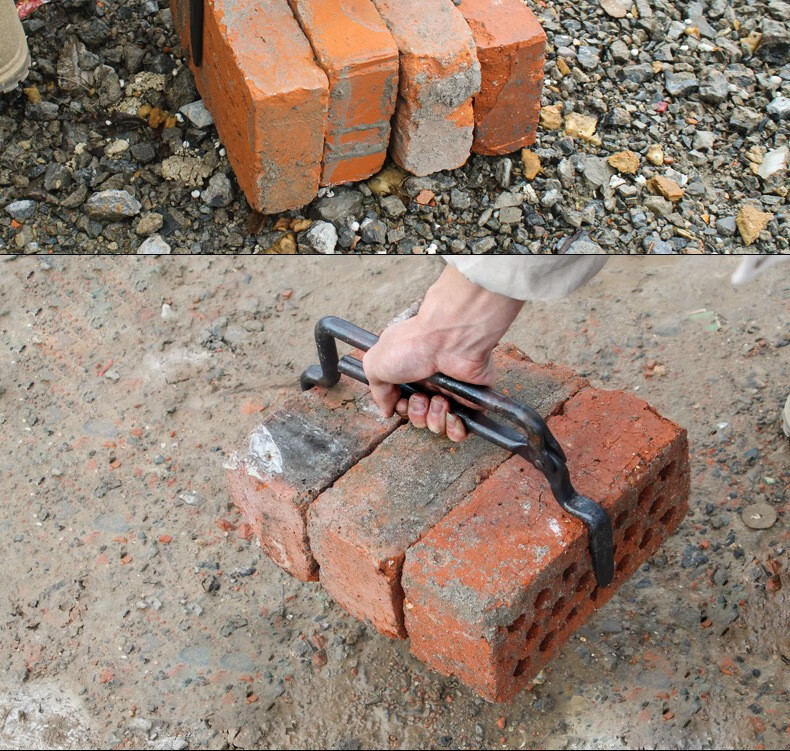 印咸砖夹子搬砖器上海砖夹搬砖钳大号可调砖头红砖工具夹砖器搬砖神器