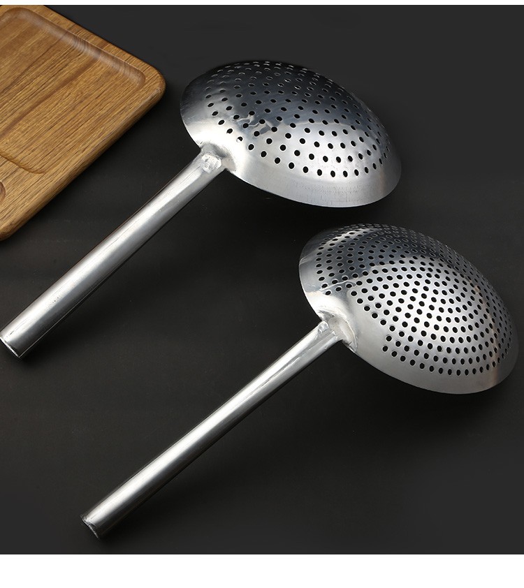 饭店商用百货神器生活用品小物品304不锈钢厨具煜尚不锈钢大漏勺22cm