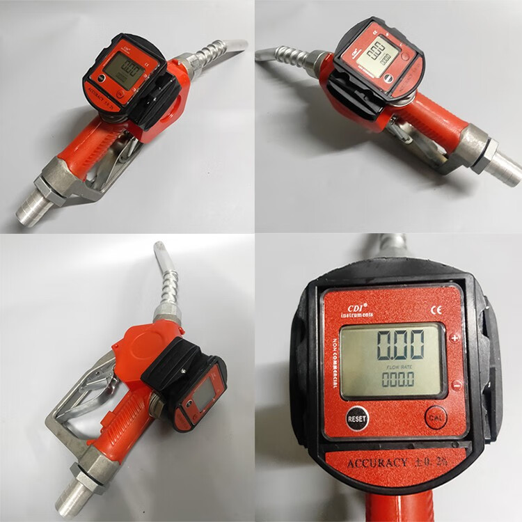 螺翼式计量加油枪柴油枪汽油自动跳枪电子机械自封式甲醇计量表器特