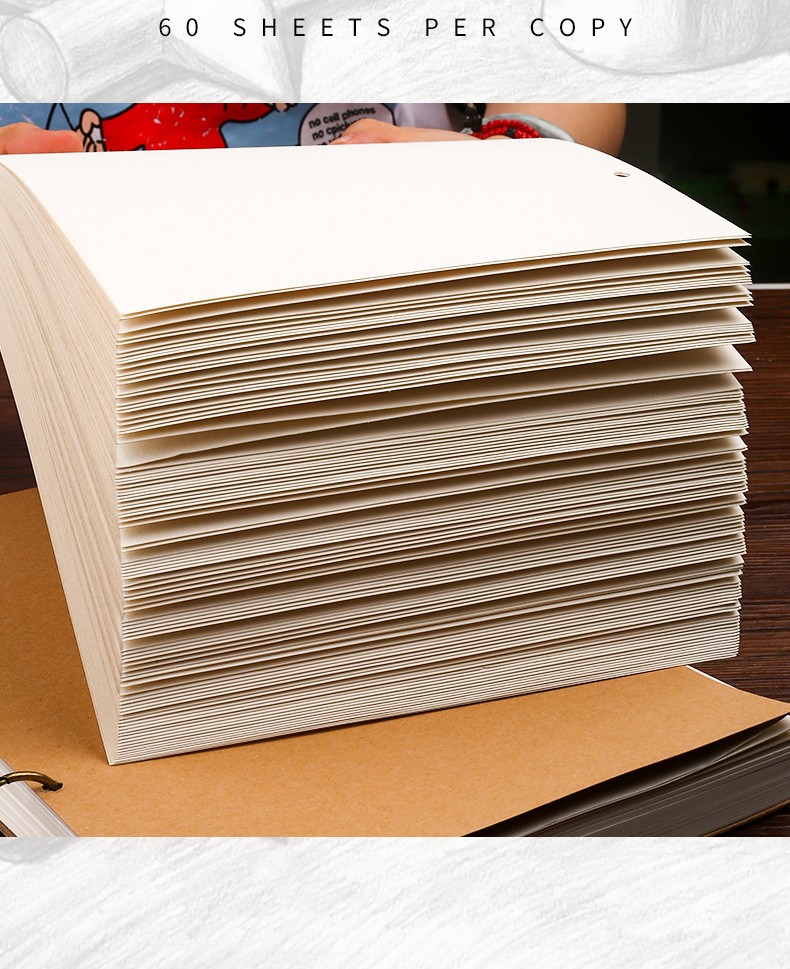 素描本a4速写本美术生马克笔专用手绘绘画本子活页可拆卸大学生用8k八