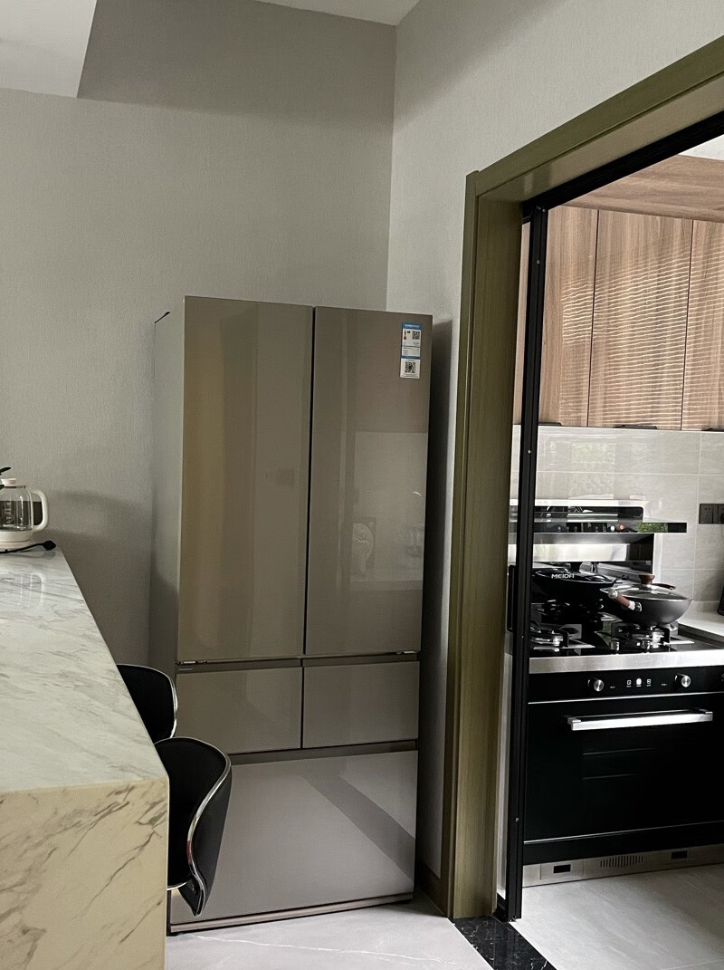 松下(panasonic)453升嵌入式冰箱超薄 纳诺怡杀菌除味声波加湿 玻璃