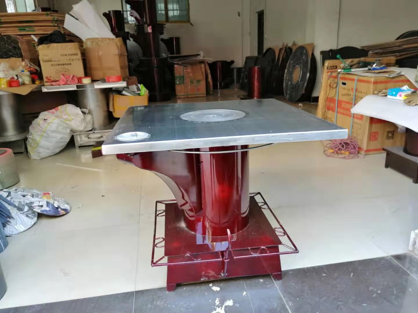 厂家直销加厚贵州回风炉子铁炉子家用取暖炉烤火炉煤炭炉圆形炉面i板