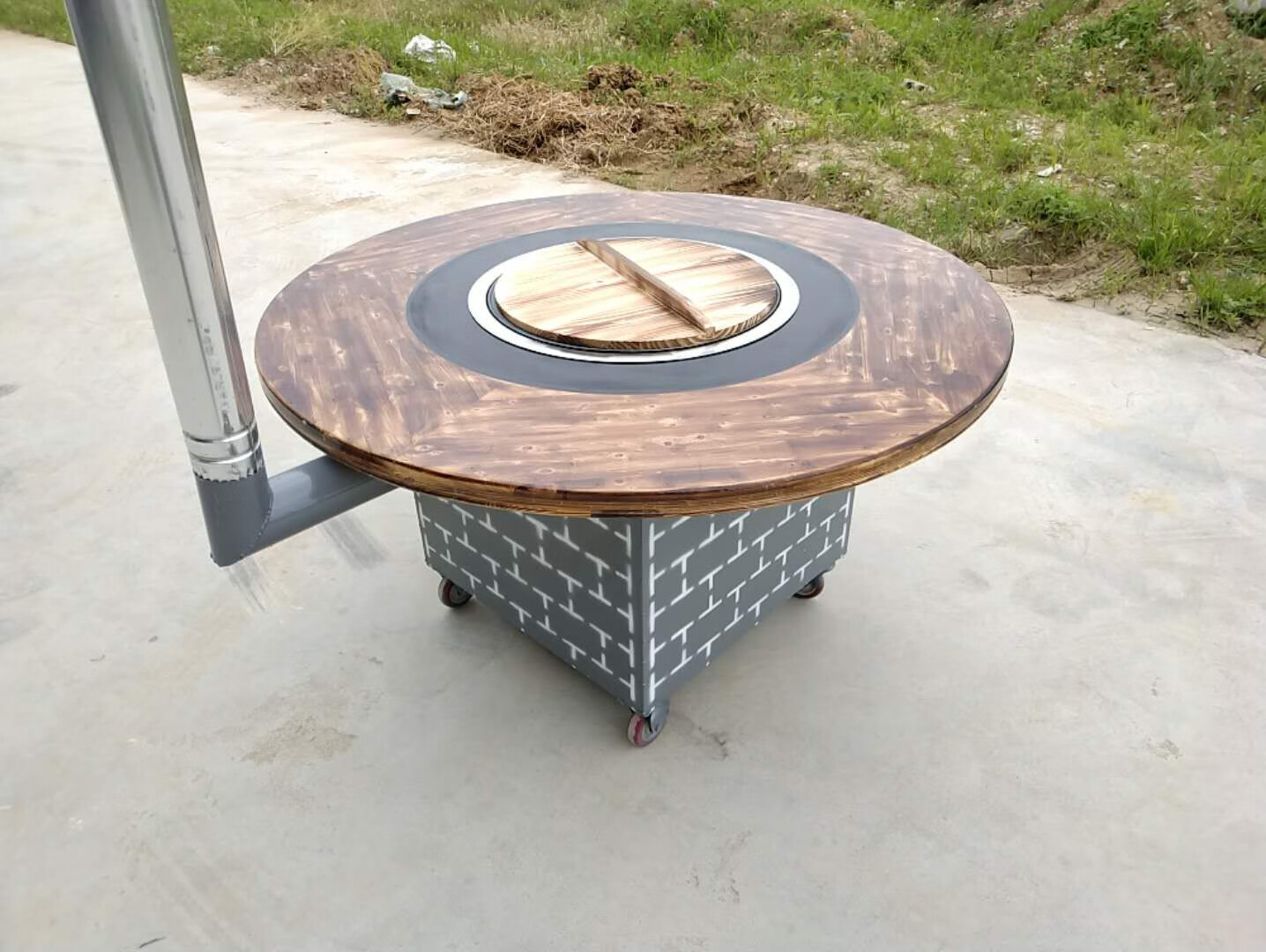 【可移动柴火鸡土灶台】农村柴火灶家用大锅台铁锅炖户外节能省柴带鼓