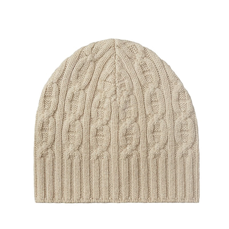 孔雀翎hermes爱马仕男士配饰帽子毛线帽羊绒针织防寒保暖百搭经典复古