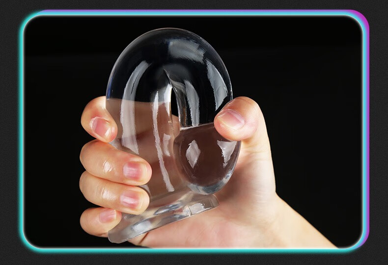 云曼 后庭肛塞肛条透明扩肛器情趣棒男女用自慰器吸盘外出按摩棒假