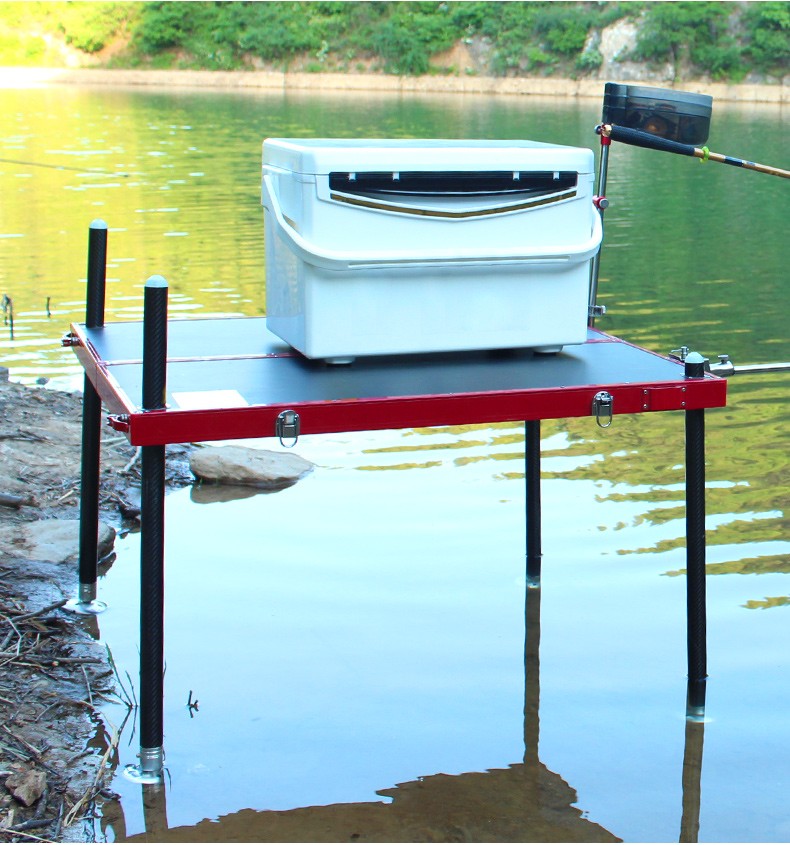 台面可折叠加固大钓台 加粗加厚升级脚钓鱼平台垂钓钓鱼装备 碳素钓台