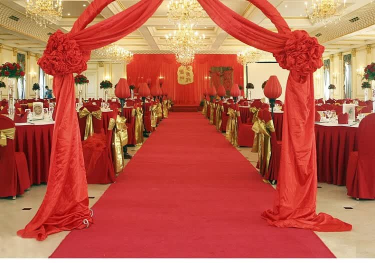 红地毯婚庆迎宾结婚展会舞台地毯拉绒办公室楼梯开业红毯长期使用紫色