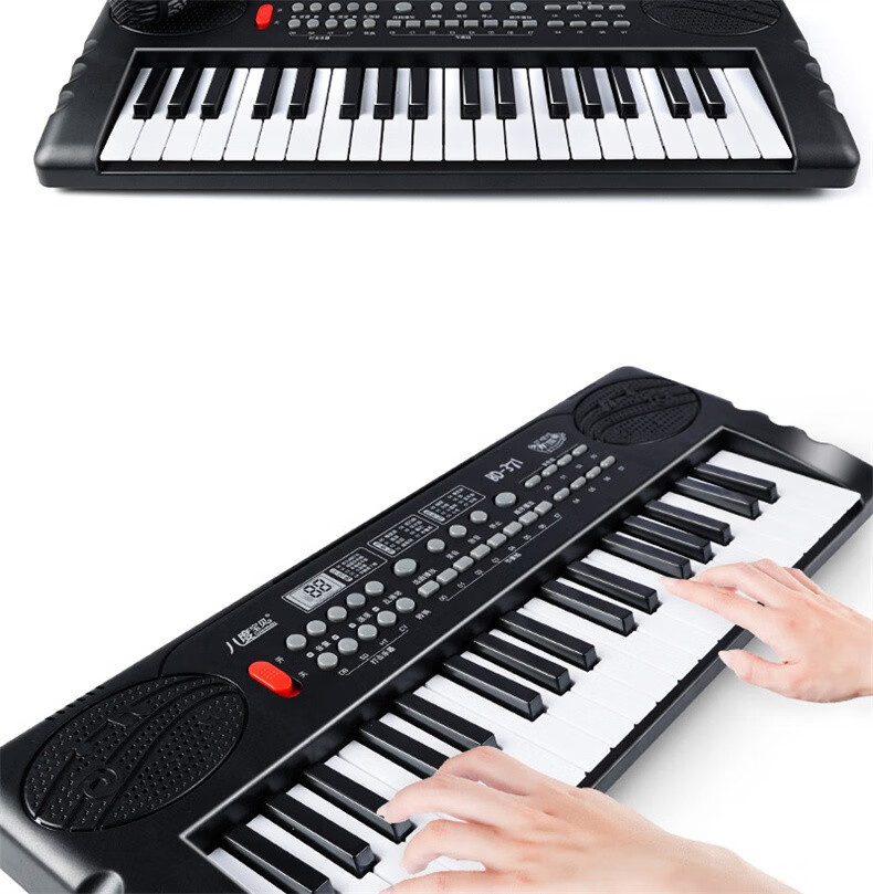 八度宝贝37键儿童电子琴初学136岁男女孩入门小钢琴婴幼儿宝宝玩具